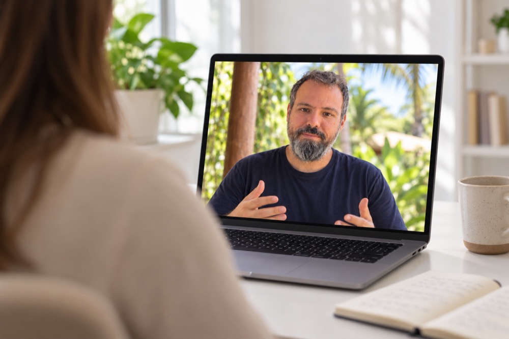 Rafael Brasil em um diagnóstico online